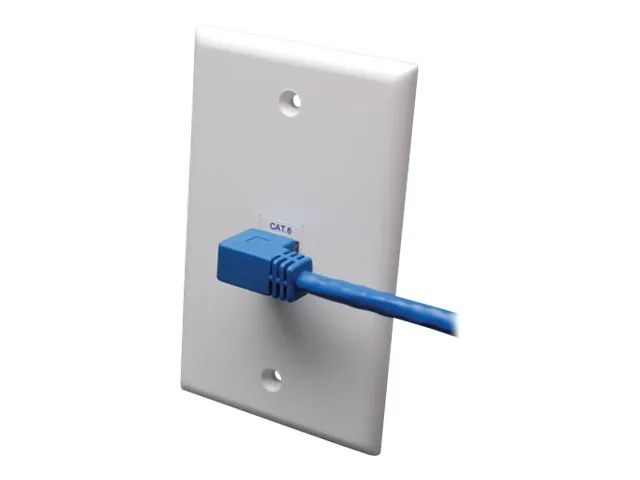 Tripp Eaton Tripp Lite Series Right-Angle Cat6 Gigabit Molded UTP Ethernet Cable (RJ45 Right-Angle M to RJ45 M)