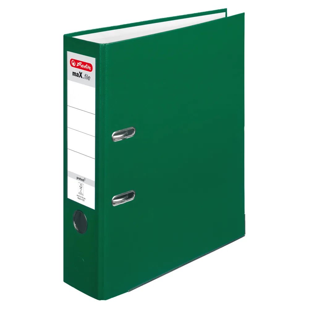 herlitz Ordner maX.file protect A4 8cm grün