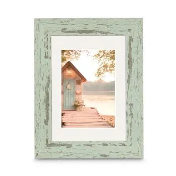 Hama Kunststoffrahmen "Cottage", Pastell-Mint, 15 x 20 cm