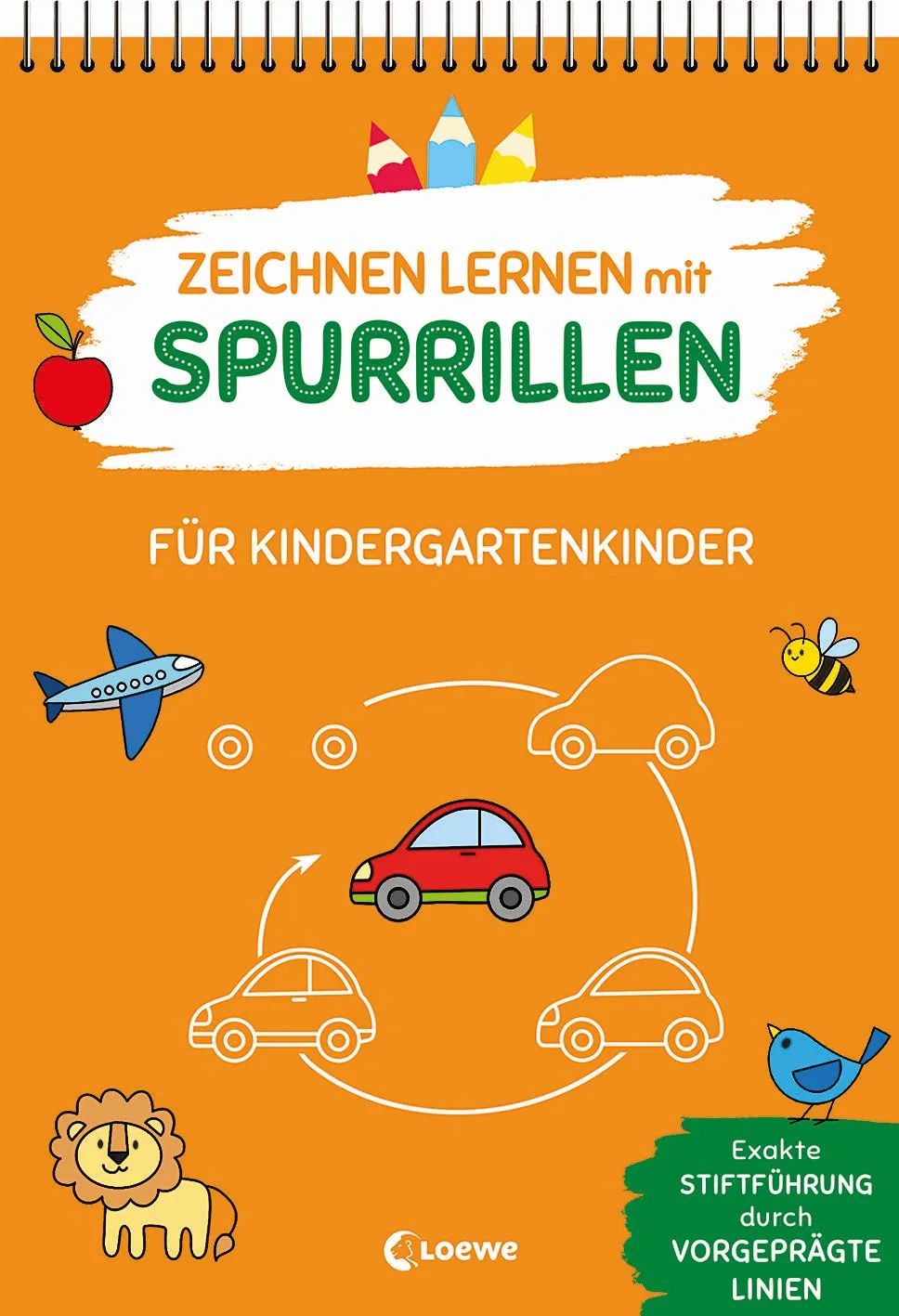 Loewe Verlag GmbH Zeichnen lernen mit Spurrillen ab 4 Jahr
