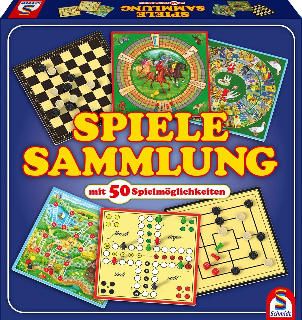 Schmidt Spiele GmbH Spiele-Sammlung mit 50 Spielen