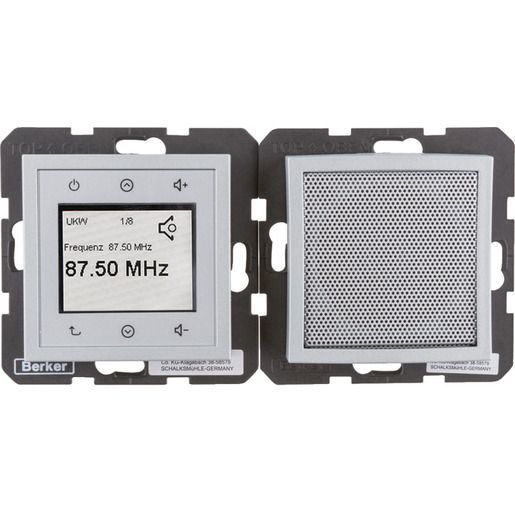 Berker S.1/B.X RADIO DAB+/BT ALU MAT / BERKER 30801404 RADIO SET 30801404