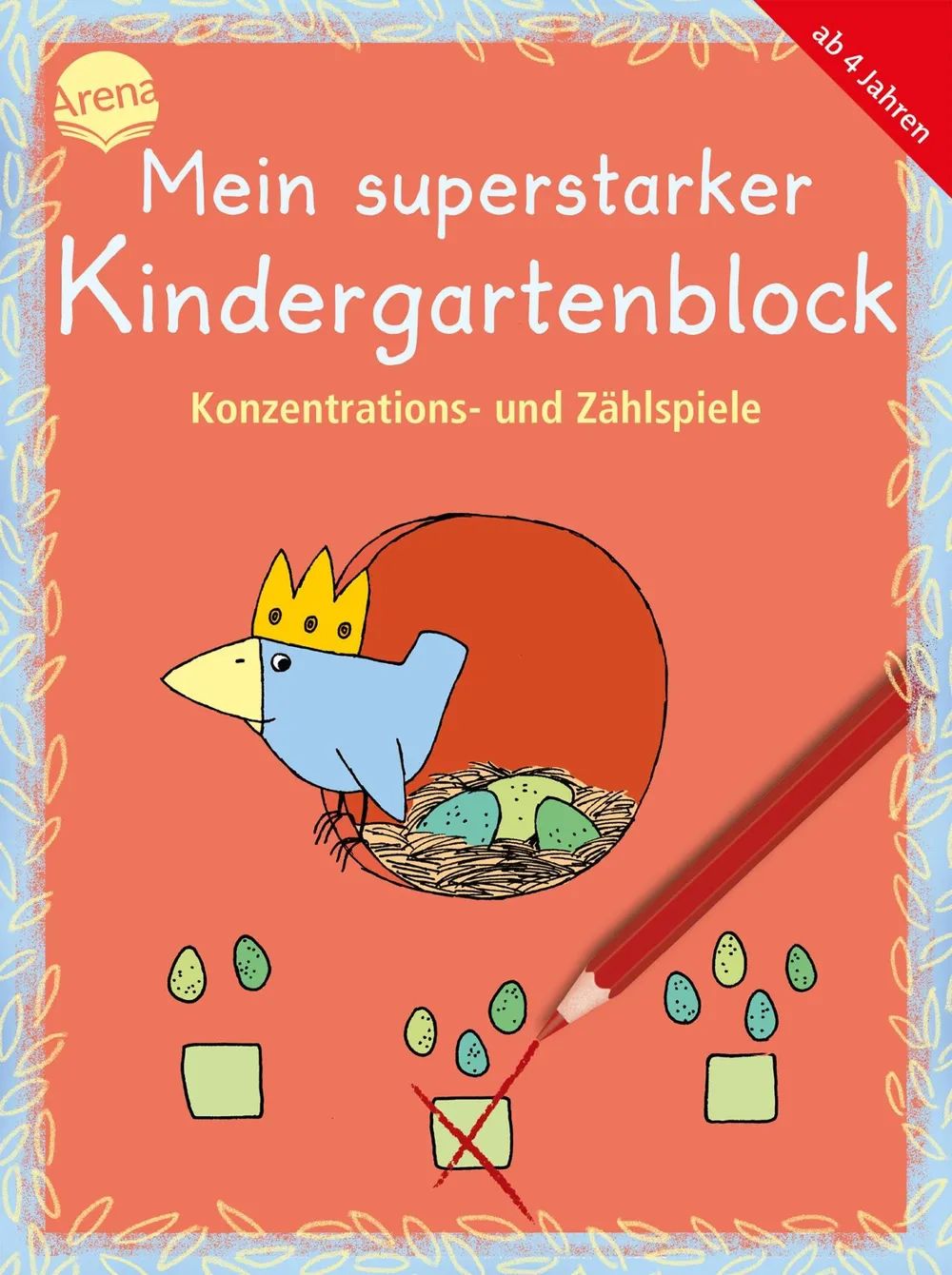 Arena Verlag GmbH Superstarker Kindergartenblock Zählspiel
