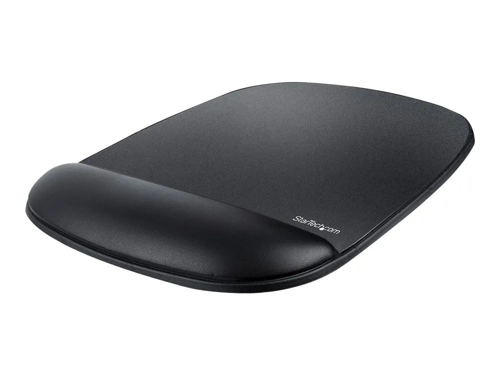 StarTech.com Ergonomisches Mauspad mit Gelkissen, 17x18x2cm, Gepolstertes Gel Mauspad für ergonomischer Arbeitsplatz mit Handgelenkauflage und rutschfeste PU-Basis unterlage (B-ERGO-MOUSE-PAD)