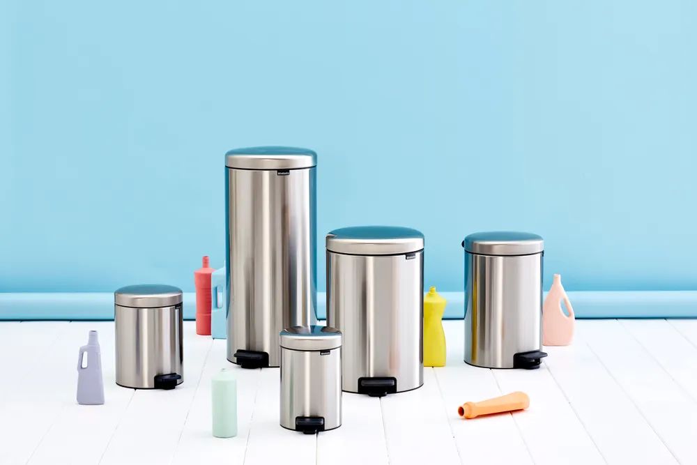 Brabantia NewIcon Treteimer, 12L - Matt Steel