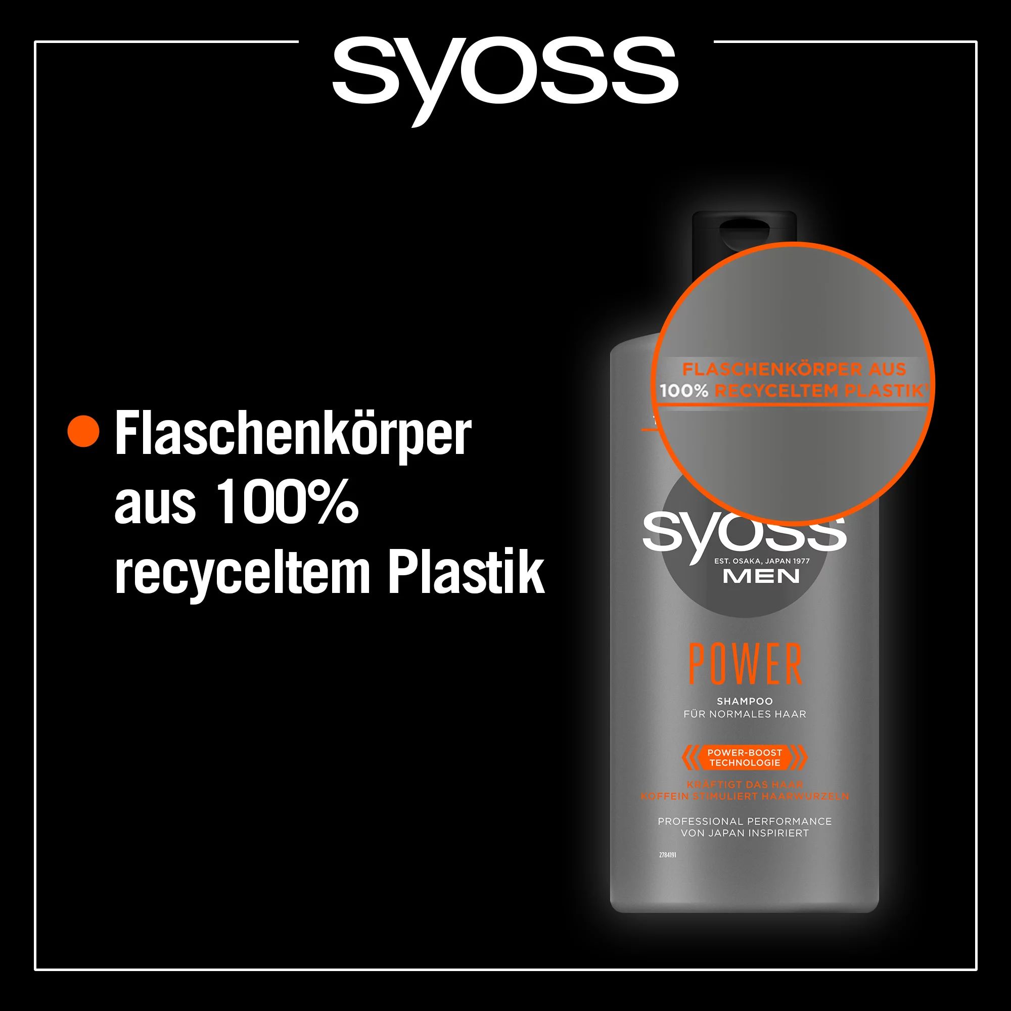 Syoss Shampoo Men Power, 440ml 