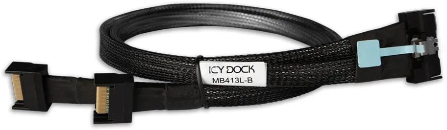 Icy Dock Kabel MCIO 8i-> 2x 4 SSF-TA-1016 schwarz - Kabel