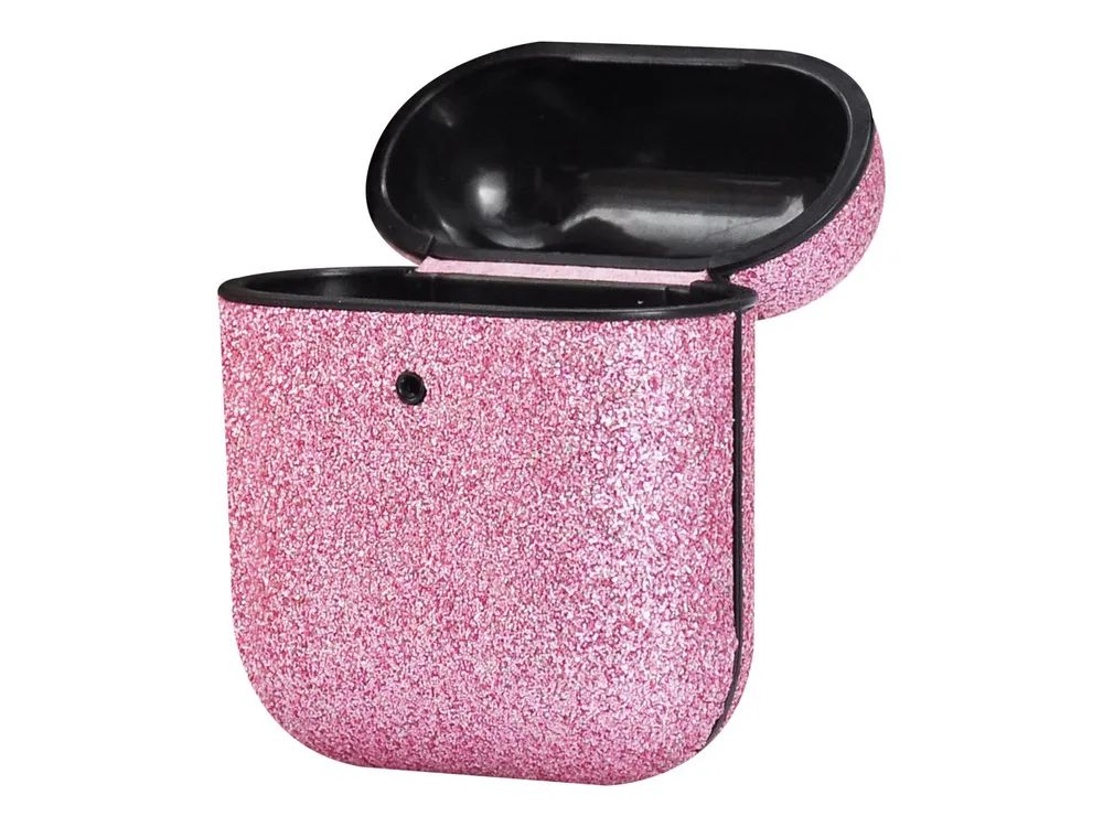 TerraTec Air Box - Tasche für Kopfhöhrer - Polycarbonat - grellpink - für Apple AirPods (1. Generation, 2. Generation)