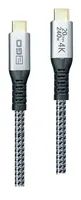 2GO Schnellladekabel USB-C 240W 20Gbps Thunderbolt 3 - Kabel - Digital/Daten