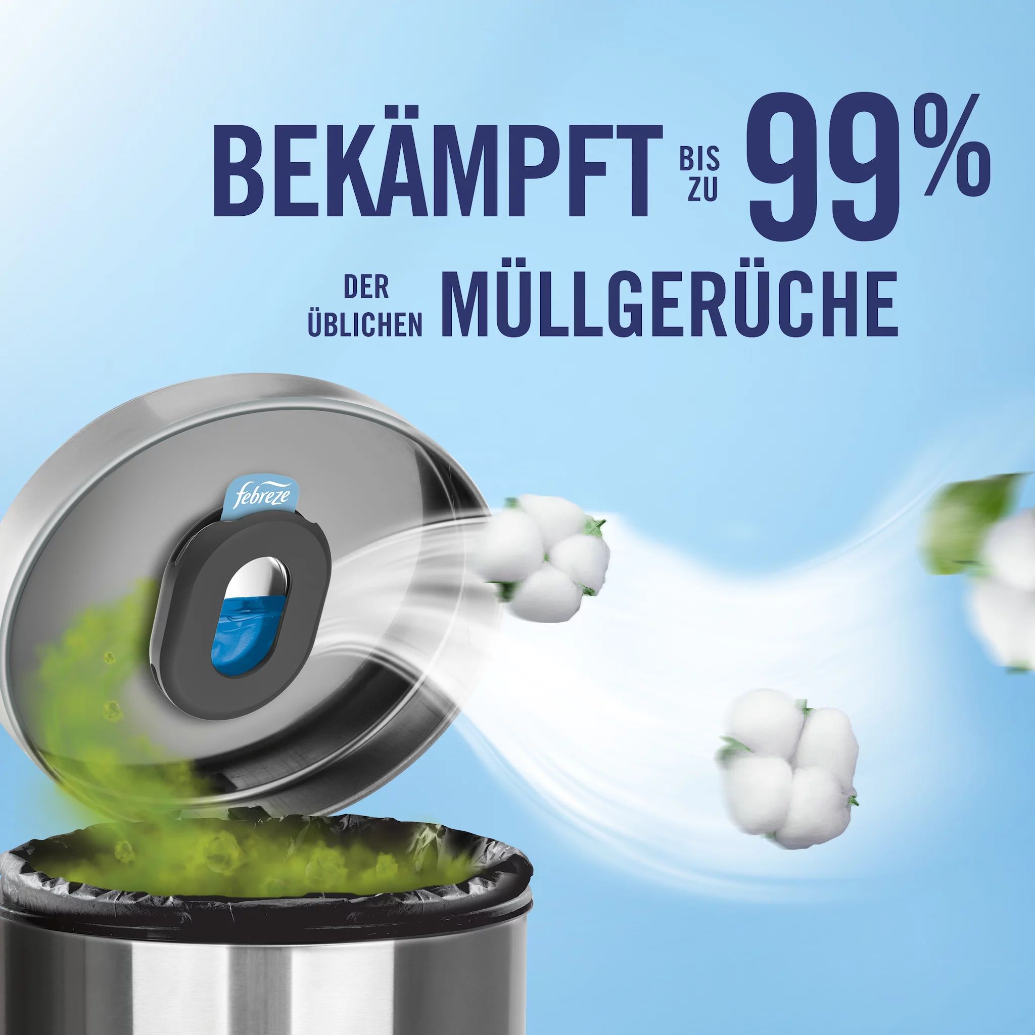 Febreze Mülleimererfrischer Starterkit Reine Frische = 4,88ml