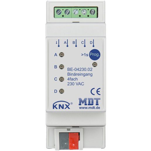 MDT BINÄREINGANG 4FACH 230V / BE-04230.02
