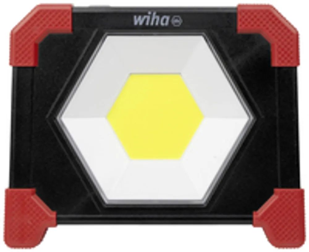 Wiha Akku-Baustrahler 30 Watt schwarz/rot integrierter Akku