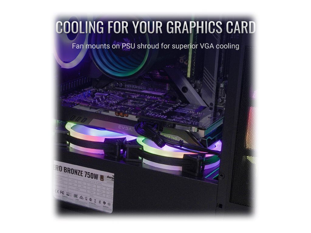 AEROCOOL ADVANCED TECHNOLOGIES AeroCool Atomic Lite - MT - micro ATX - Seitenteil mit Fenster (gehärtetes Glas)