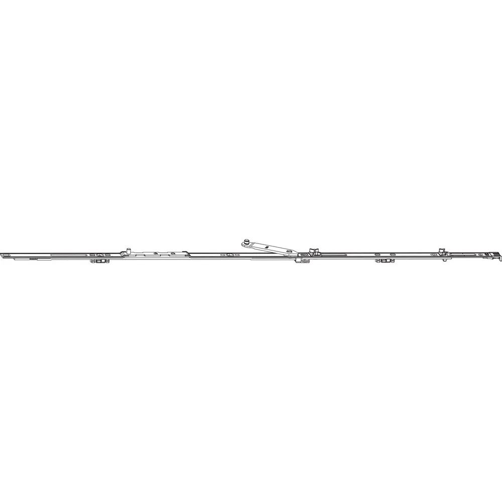 ROTO NX Axerstulp T/P Grundsicherheit L= 690 mm FFB 601-800 mm silber