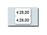 Dymo LabelWriter MultiPurpose - Permanenter Klebstoff - weiß - 13 x 25 mm 1000 Etikett(en) (1 Rolle(n)