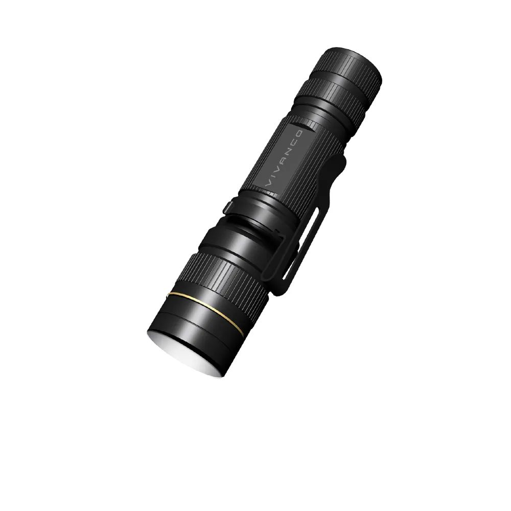 VIVANCO LED Taschenlampe, 1W, 60 lm, 50m Leuchtweite, 4 Leuchtmodi