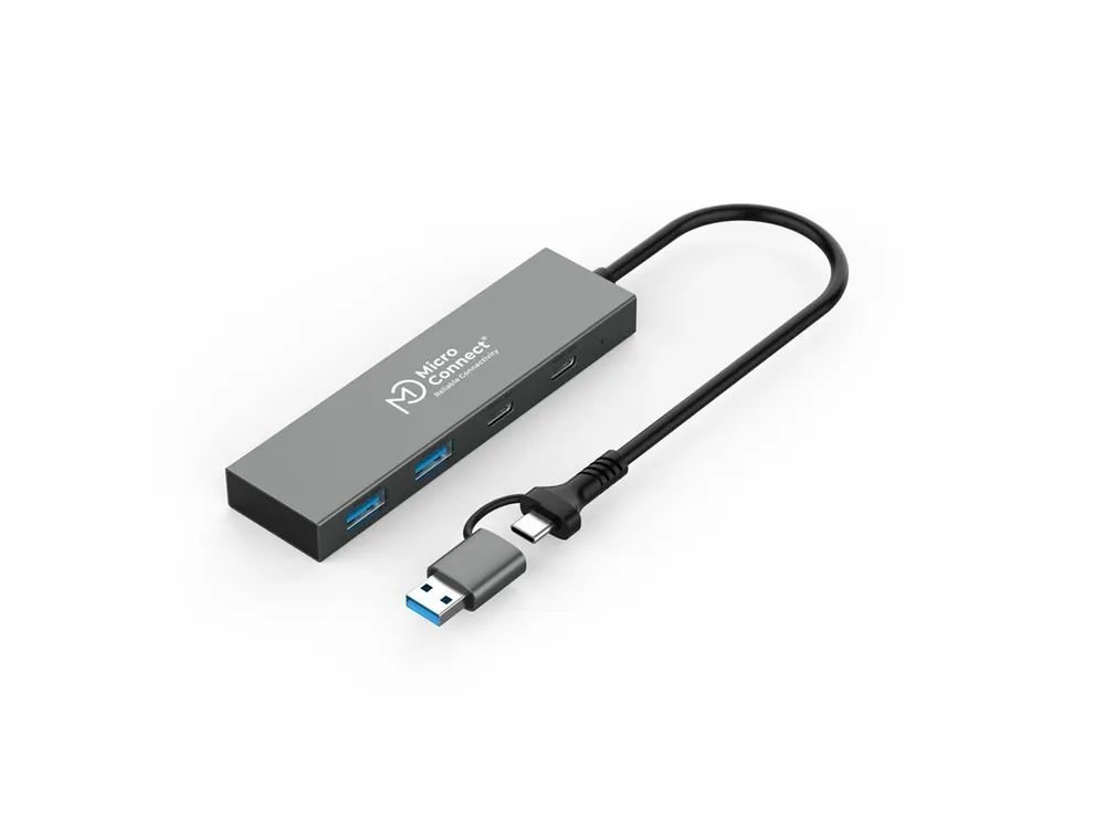 MicroConnect Hub - 2 x USB-C 3.2 Gen 2 + 2