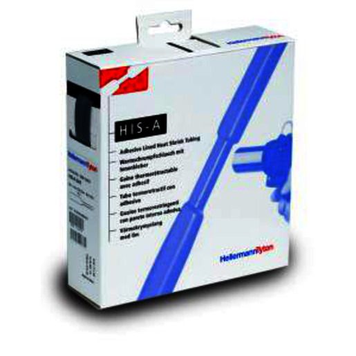 HellermannTyton SCHRUMPFSCHLAUCH BOX/5 METER / HELL HISA-9/3-PEX-BK 308-10900