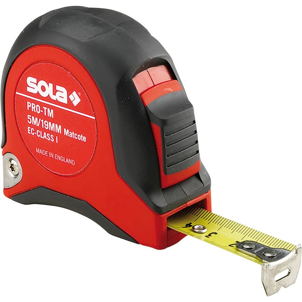 SOLA Rollbandmaß Pro-TM 8 m EG-Prüfzeichen Genauigkeit I