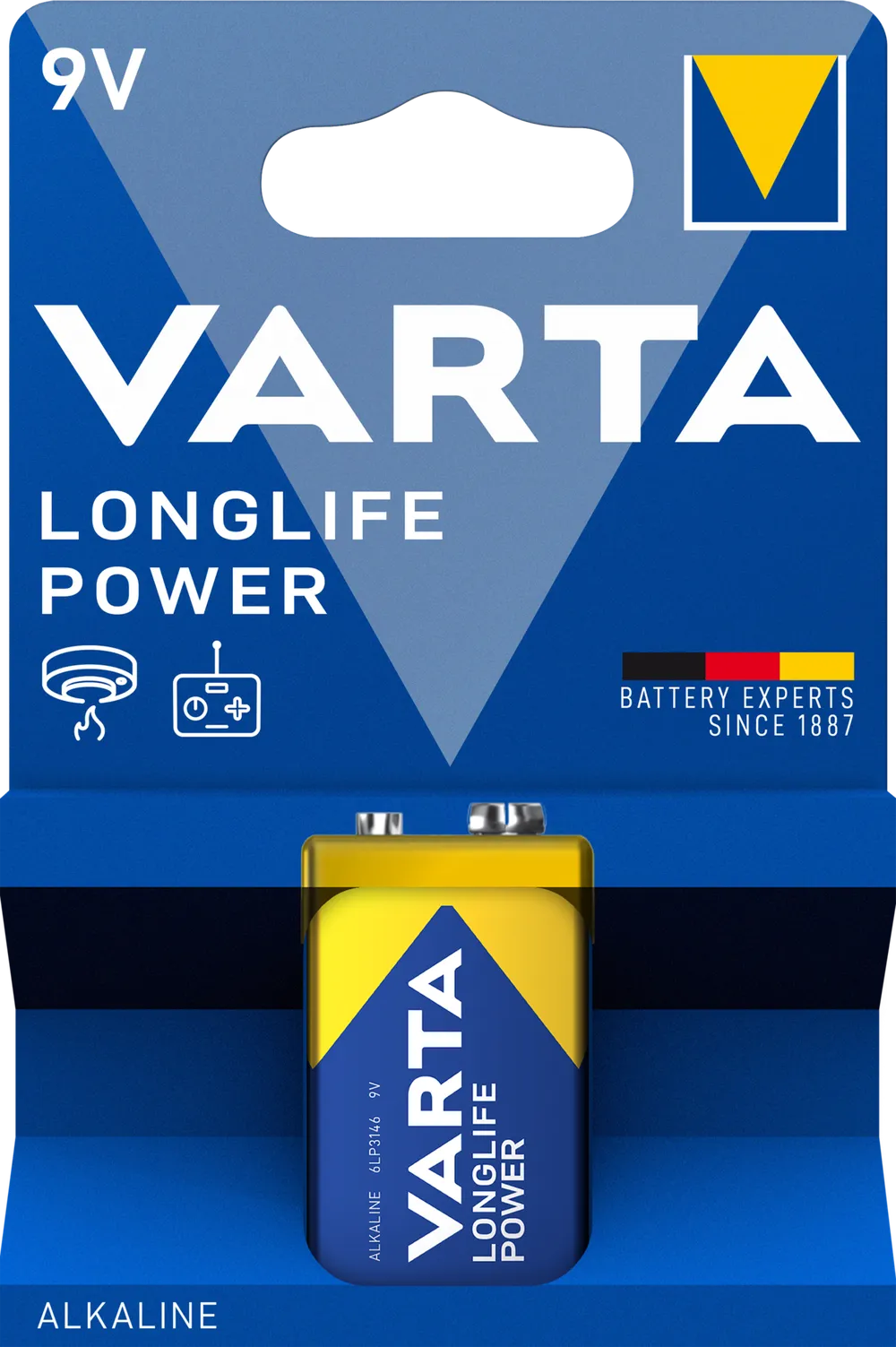 VARTA LONGLIFE Power 9V Blister 1