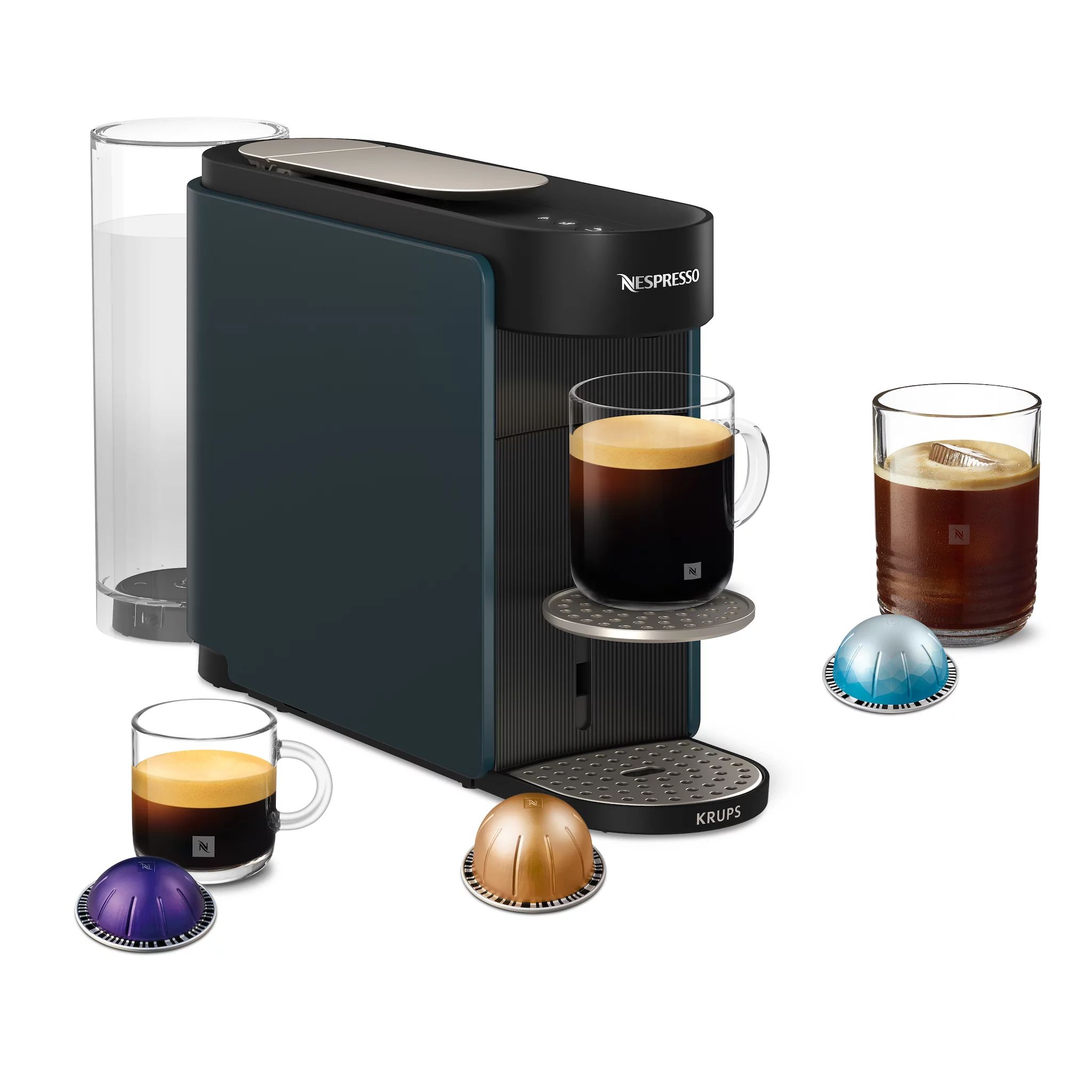 Krups VERTUO Up Nespresso Kapselmaschine XN9404 Ocean Blue
