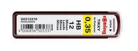 rOtring Tikky - Bleistiftmine - Hi-Polymer - HB - 0.35 mm (Packung mit 12)