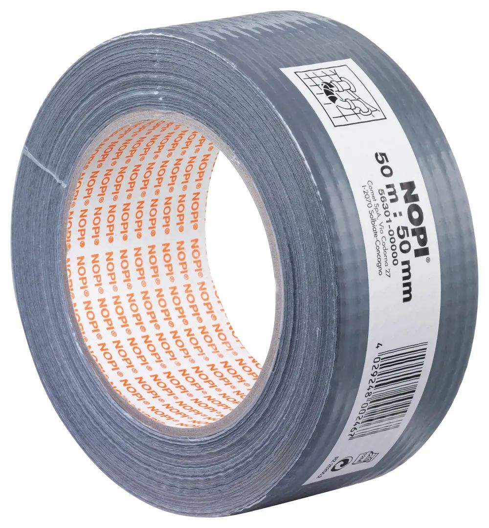 NOPI® Gewebeband Silber – 50 m x 50 mm – Duct Tape