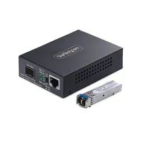 StarTech.com SM LC Fiber Media Converter 40km - Converter - Glasfaser (LWL)