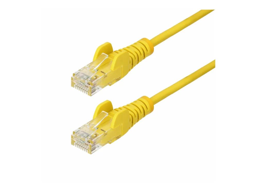 StarTech.com 1.5m Yellow Slim CAT6 Ethernet Cable, Snagless, 28AWG, LSZH - Patch-Kabel - RJ-45 (M)