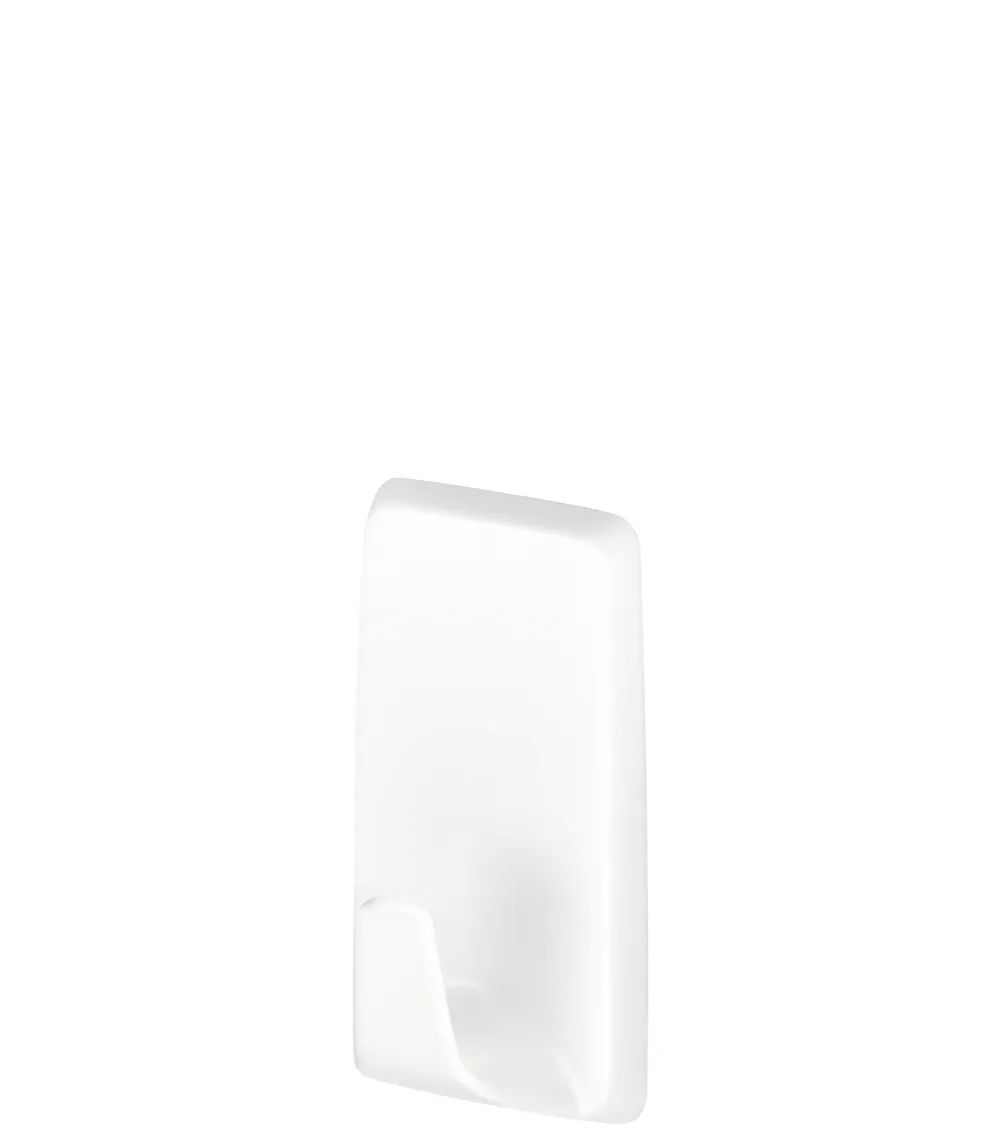 tesa® Powerstrips Haken Small eckig, weiß