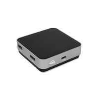 OWC USB-C Travel Dock - Kabelgebunden - USB 3.2 Gen 1 (3.1 Gen 1) Type-C - Grau - Space Gray - SD - SDHC - SDXC - CE - FCC
