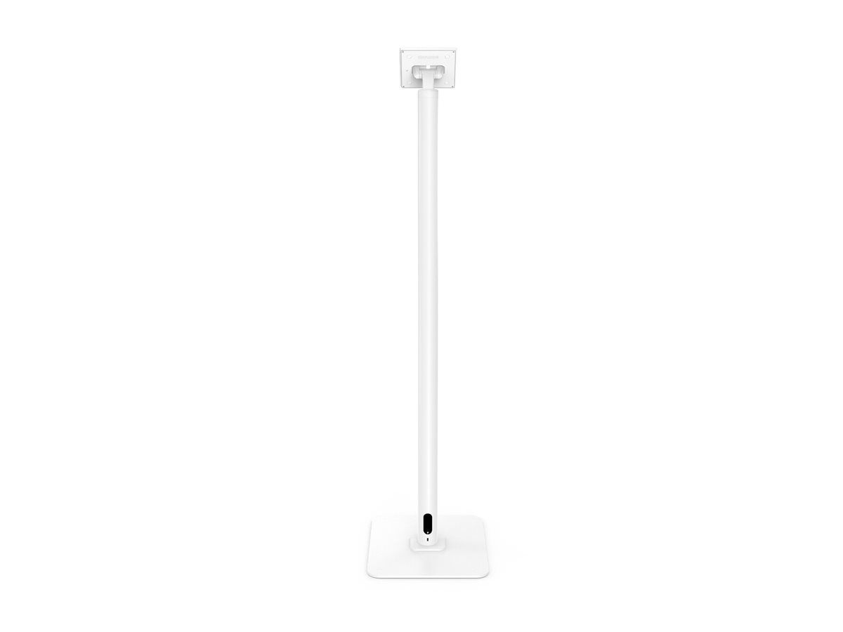 Compulocks Aufstellung - für Flachbildschirm - verriegelbar - weiß - Bildschirmgröße: bis zu 39,6 cm (bis zu 15,6 Zoll)