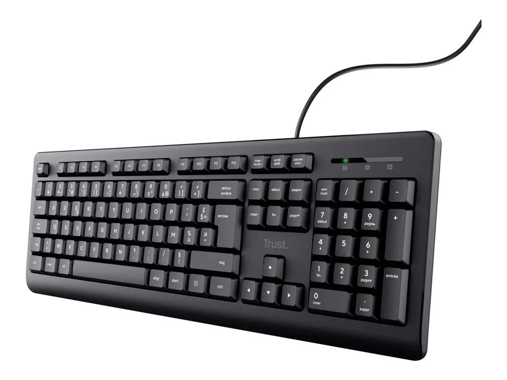 Trust TK-150 - Tastatur - USB - AZERTY - Französisch