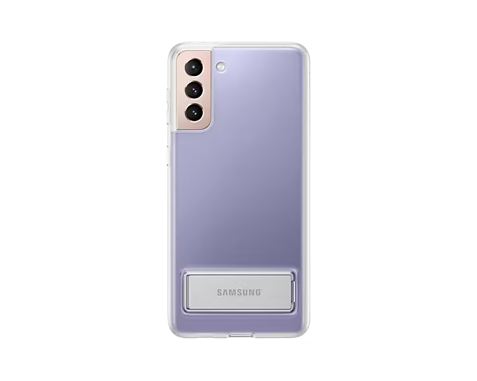 Samsung Clear Standing Cover EF-JG996 - Hintere Abdeckung für Mobiltelefon - Polycarbonat, Thermoplastisches Polyurethan (TPU)