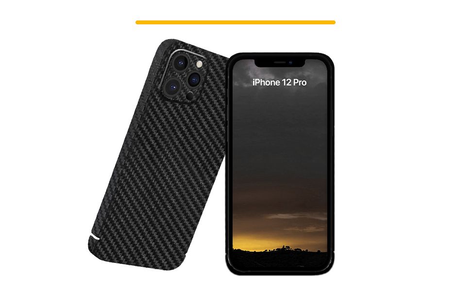 VIVERSIS Carbon Cover iPhone 12 Pro