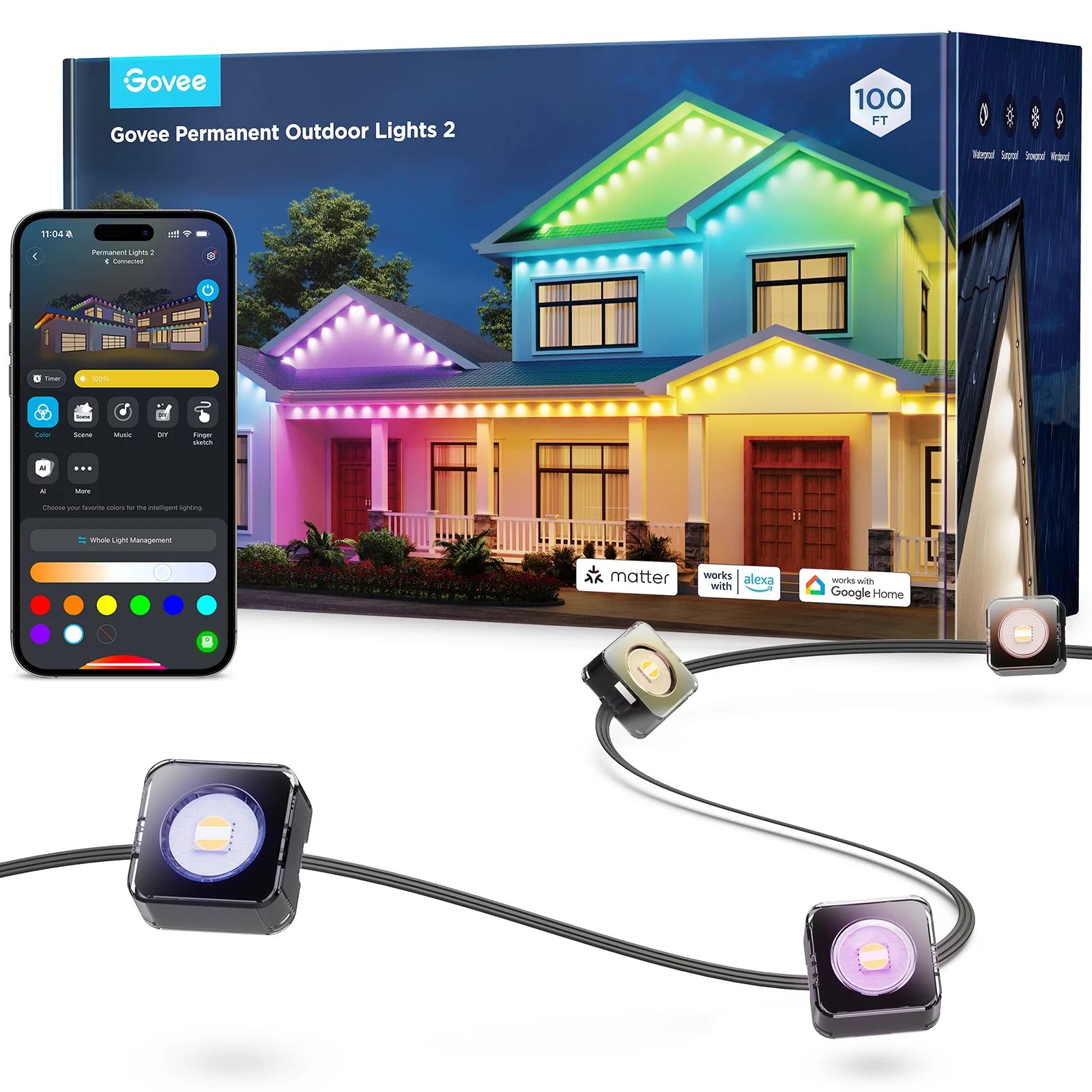 Govee Permanent H705E - Lichterkette - LED - 8 W