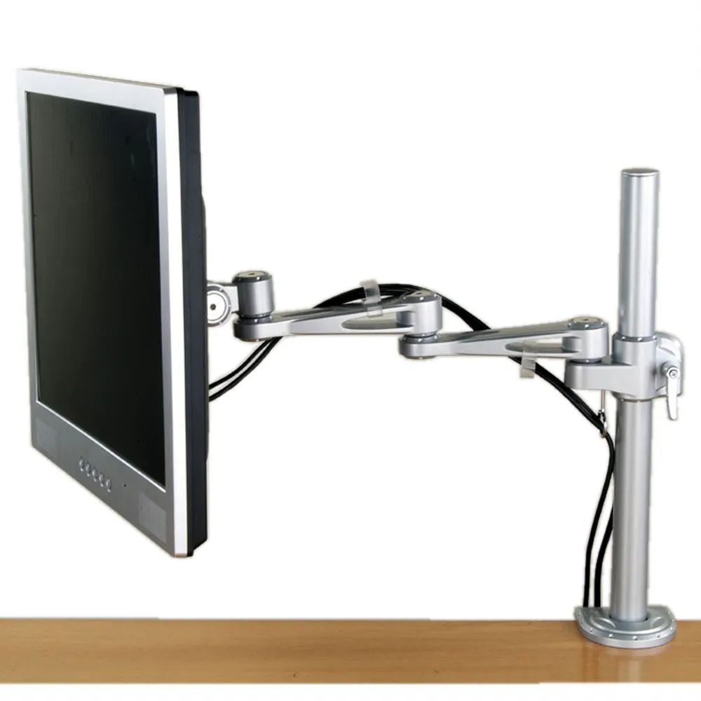 VALUE LCD-Arm Trägerstange, 4 Gelenke, Tischmontage, bis 10 kg