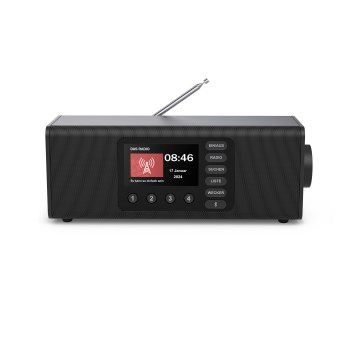 Hama Digitalradio "DR2002", FM/DAB/DAB+/Bluetooth® RX, Radiowecker, Stereo, SW