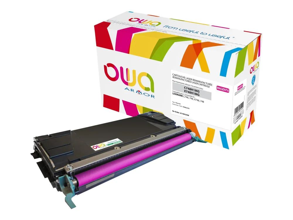 Armor OWA - Mit hoher Kapazität - Magenta - kompatibel - wiederaufbereitet - Tonerpatrone (Alternative zu: Lexmark C746, Lexmark X746, Lexmark X748)