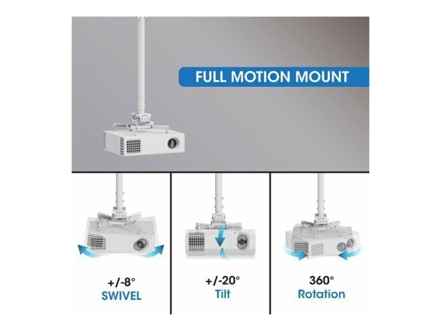 Manhattan Befestigungskit (Deckenmontage) - heavy-duty height adjustable