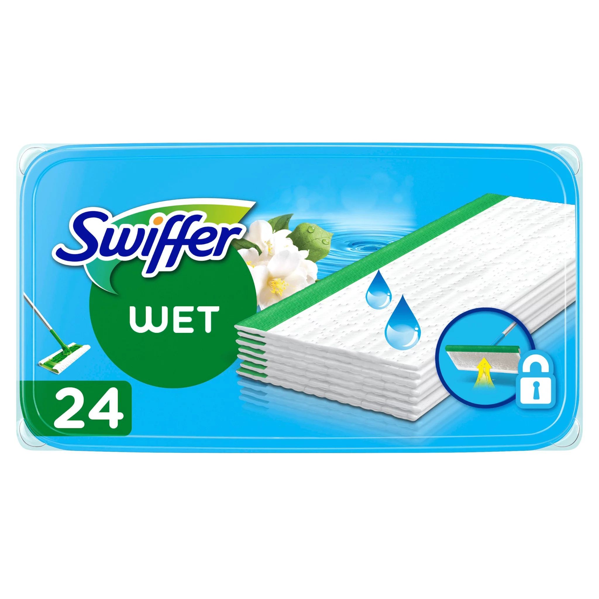 Swiffer Wet Wischtücher Nachfüllpackung 24er Morning Fresh