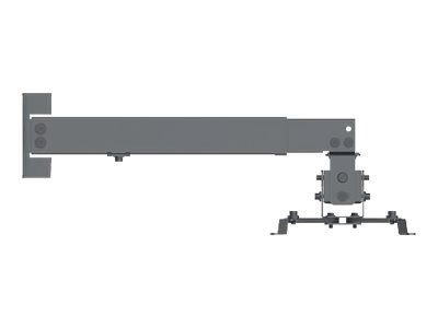 Manhattan Projector Mount, Ceiling or Wall, Tilt & Swivel, Height Range: 43-65cm, Max 20kg, Black, Lifetime Warranty