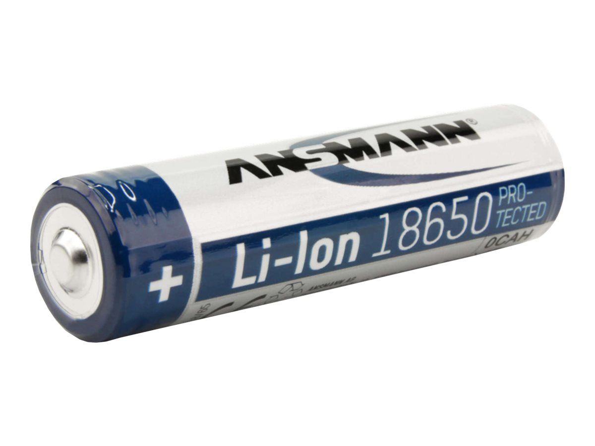Ansmann Batterie 18650 - Li-Ion - 2600 mAh - 9.36 Wh - 1S (1S1P)