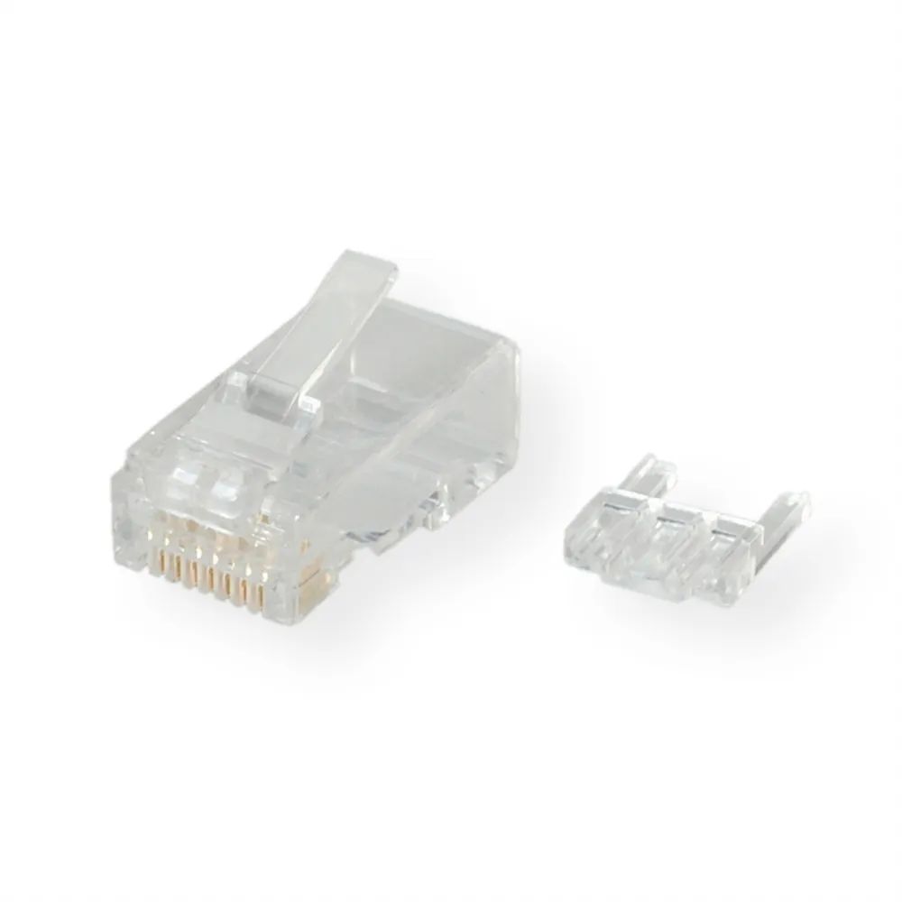 ROLINE Modular Plug ungeschirmt, Cat.6 (Class E), für Massivdraht, 10 Stck