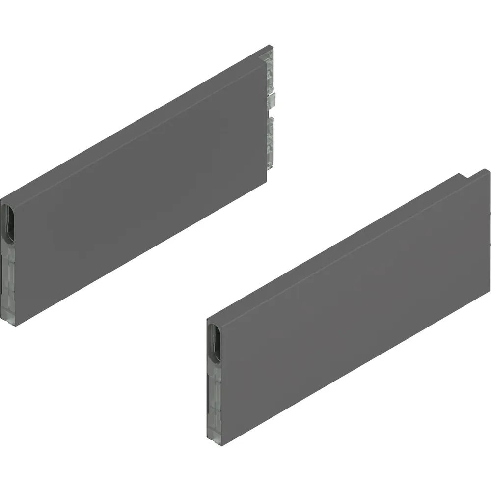 BLUM MERIVOBOX Boxcap Höhe E, NL 270, Oriongrau-matt