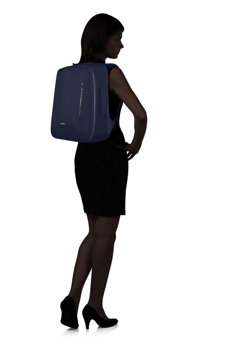 SAMSONITE GUARDIT CLASSY BP UNDERSEATER M, blau