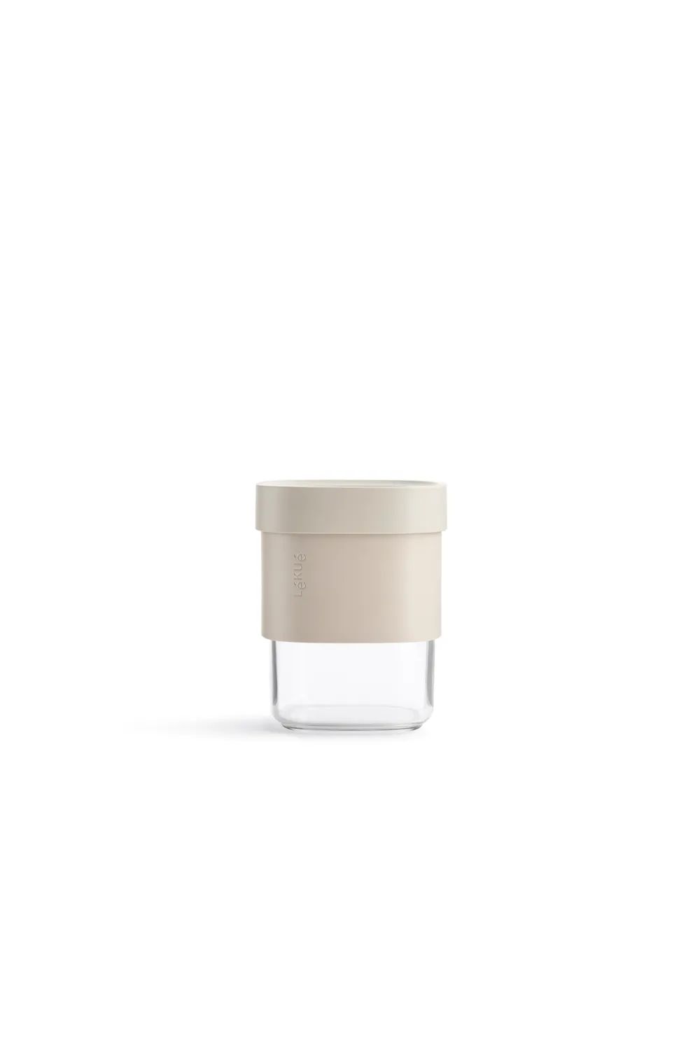 Lékué Flip Vorratsdosen-Set, 3er-Set - Beige