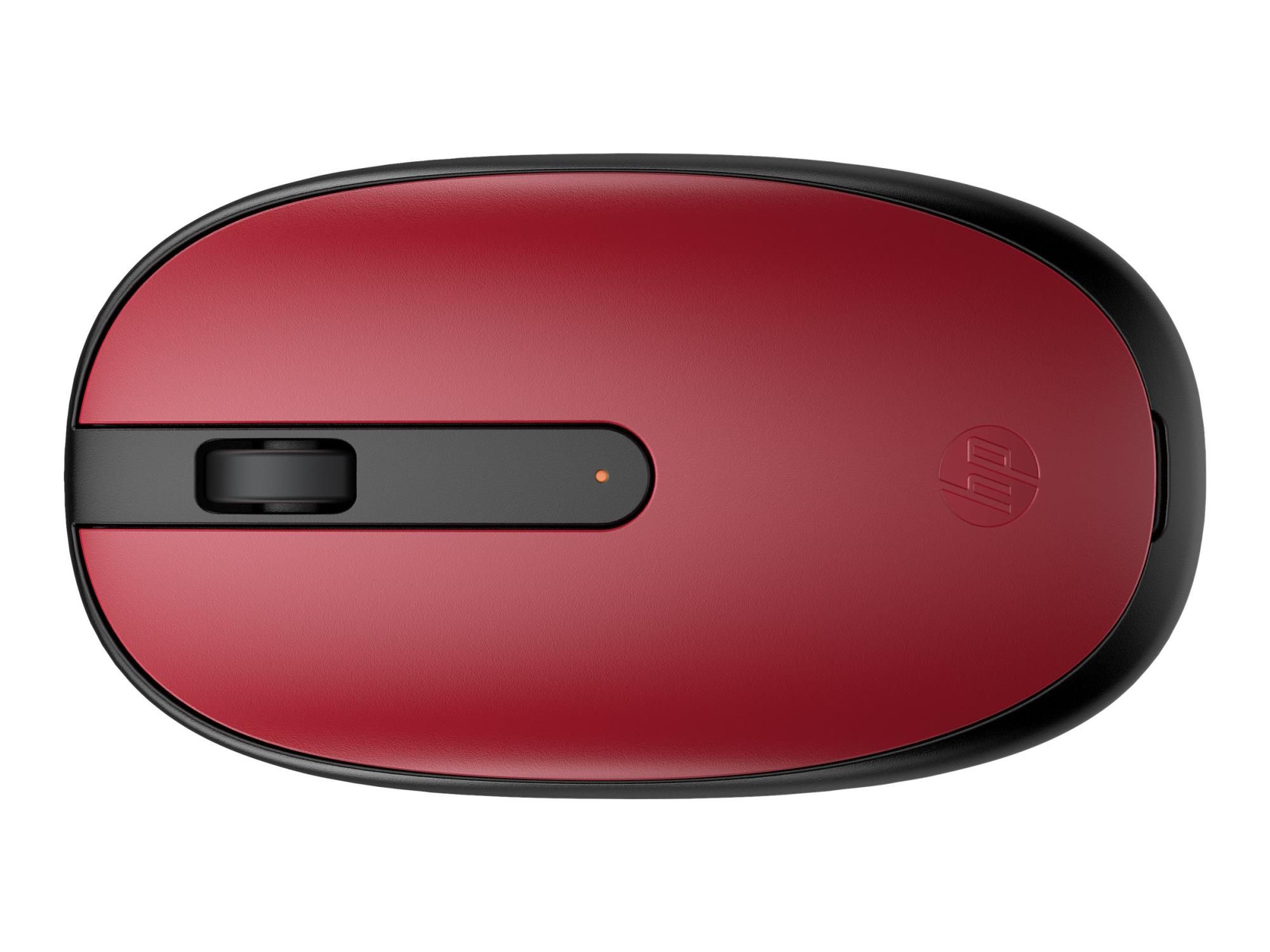 HP 240 - Maus - rechts- und linkshändig - optisch - 3 Tasten - kabellos - Bluetooth 5.1 - kabelloser Empfänger (USB)