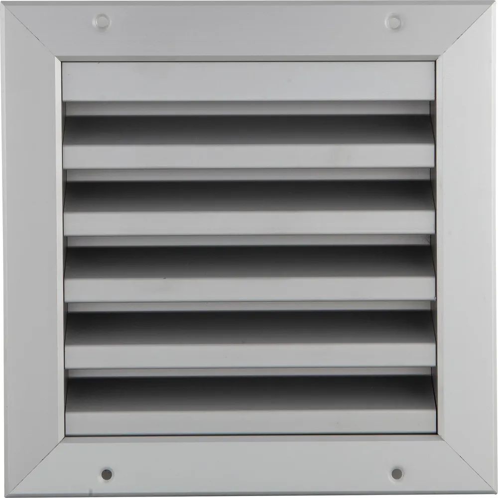 Upmann GmbH & Co.KG  UPMANN Wetterschutzgitter eckig zum Einbauen 195 x 195 mm Alu silber