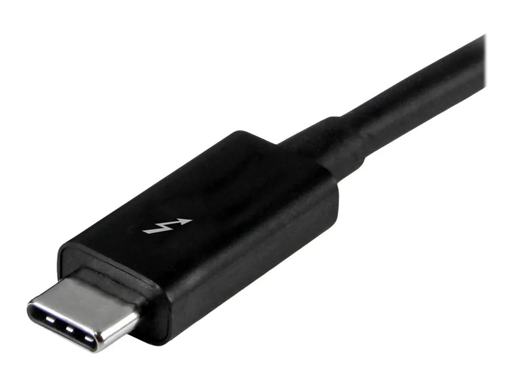 StarTech.com 1m (3.3ft) Thunderbolt 3 Cable, 20Gbps, 100W PD, 4K Video, Thunderbolt-Certified, Compatible w/ TB4/USB 3.2/DisplayPort - Thunderbolt-Kabel - 24 pin USB-C (M)